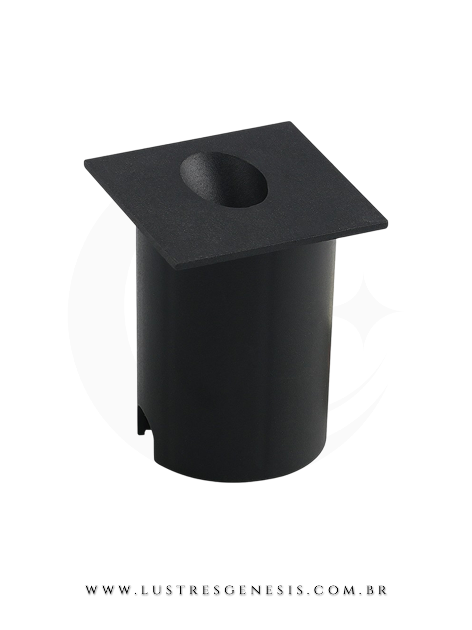Balizador de Parede Embutido 2W Bivolt Branco 3000K Luminaria Externa para Iluminação de Escada, Muro, Garagem, Corredor e Jardim